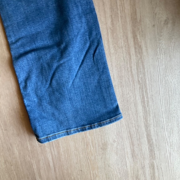 NWT Anthropologie Frame Le Mini Boot Jeans mid wash denim jeans flare plus sz 33 - Picture 11 of 14